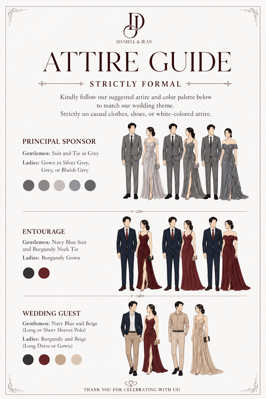 Dress code reference 1