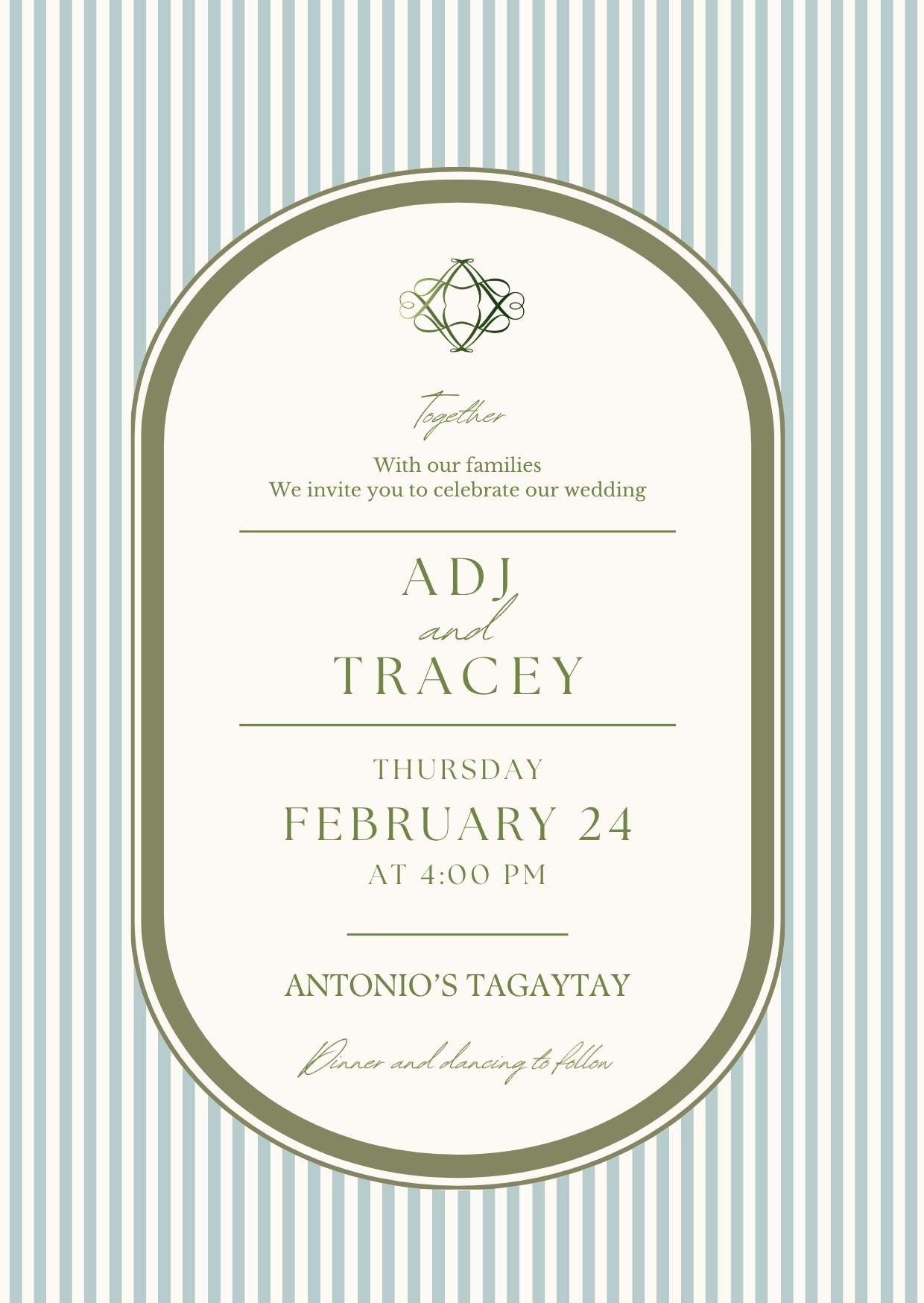 Invitation page 1